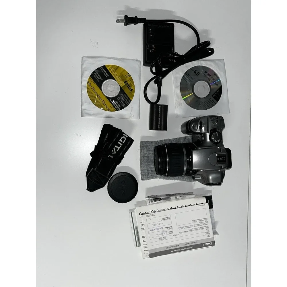 Canon EOS Digital‎ Rebel EF-S 18-55 Kit Camera & Lens Great Condition